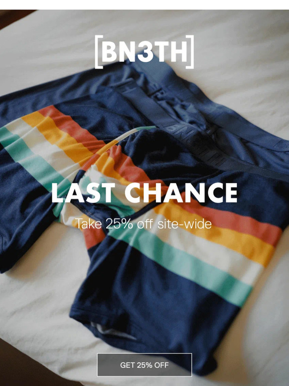 Last Chance for 25% off site-wide ⏰