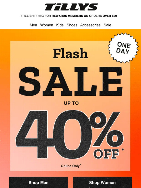 Today Only 🤑 FLASH SALE up to 40% Off