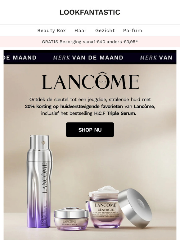 Lancôme: tot 20% korting