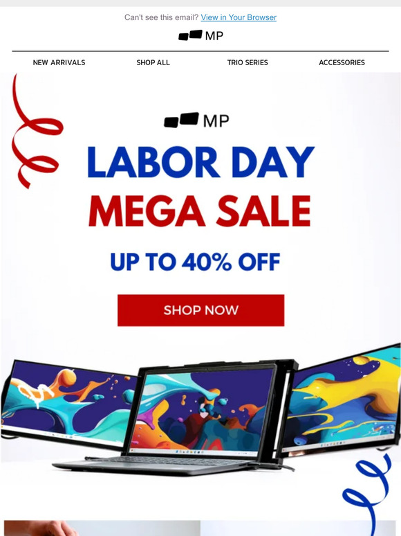 Mobile Pixels 🚨 Labor Day Deal 40 Off Portable Monitors 🚨 Milled
