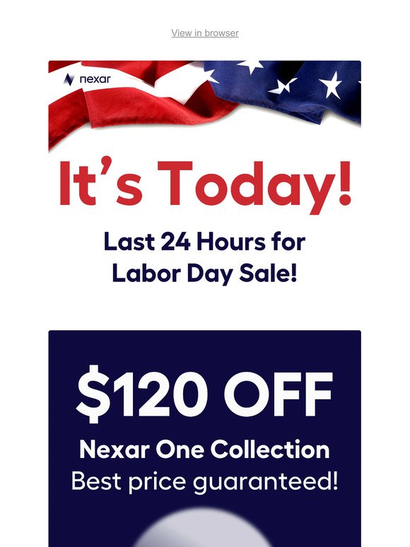 Sale Ends TODAY! Final Hours of Labor Day Savings!🚨💰