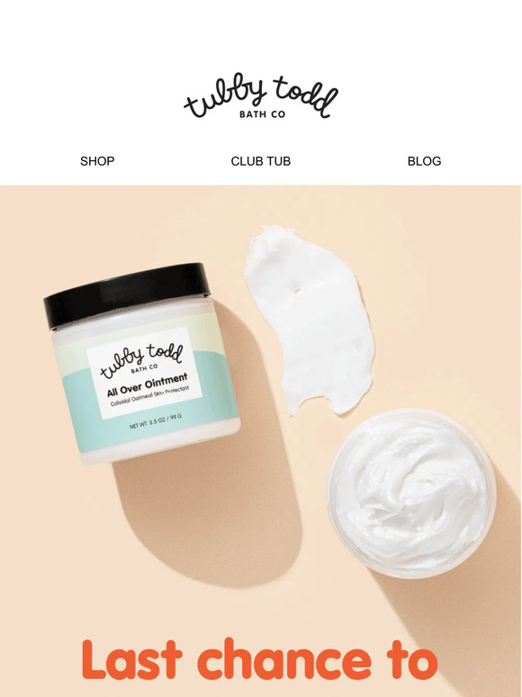 Club Tub exclusive: 20% off AOO