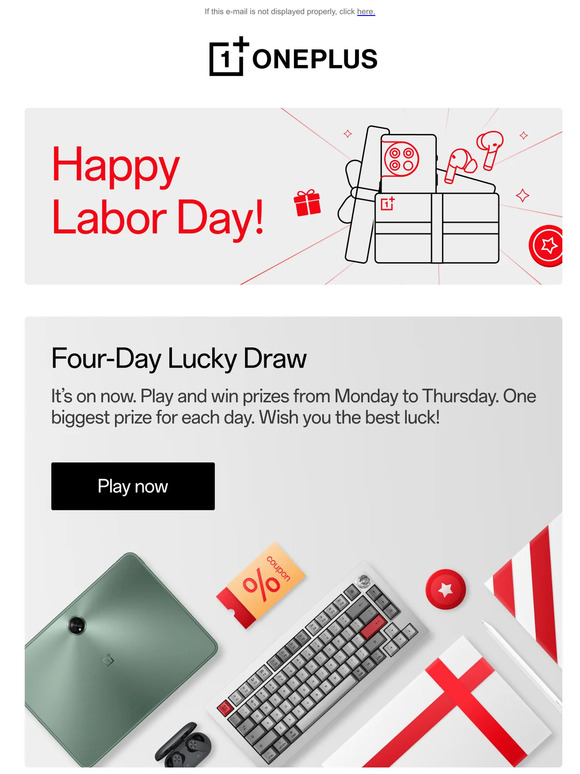 oneplus labor day sale