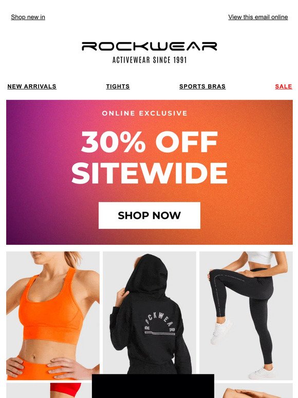 30% Off Sitewide 😱