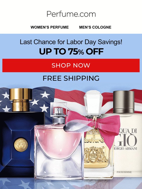 Last Chance for Labor Day Savings