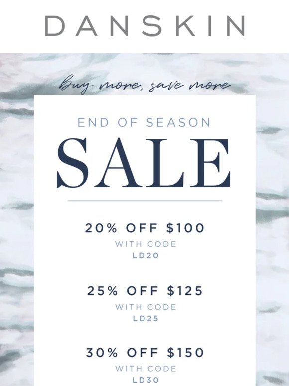 End of Season Sale ⭐ Up to 30% Off