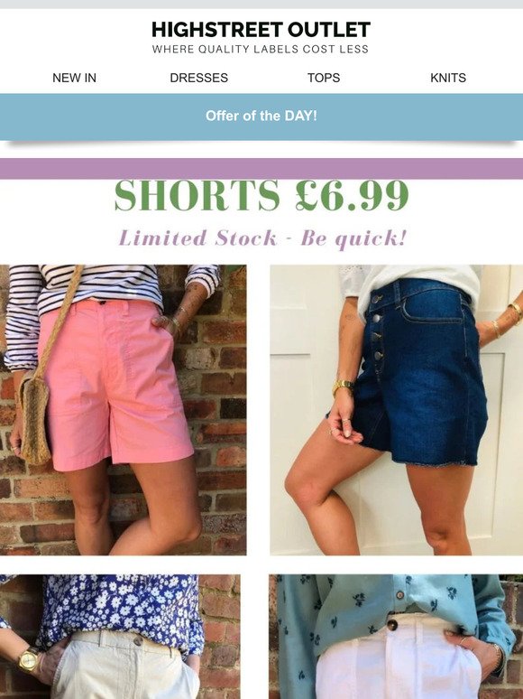 All Ladies Shorts £6.99 🏃