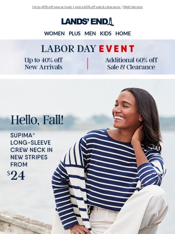 Labor Day Event: Supima tees from $24!