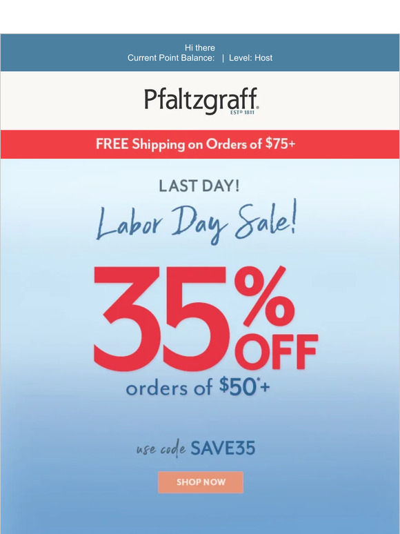 Pfaltzgraff.com Black Friday Sale: Extra 30% Off Sitewide Starts Today