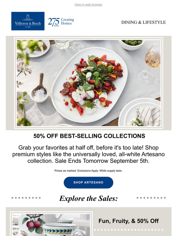 Sale Ends Tomorrow!