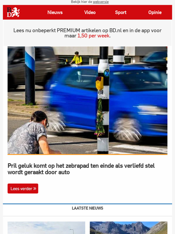 Brabants Dagblad Webwinkel: Pril Geluk Komt Op Het Zebrapad Ten Einde ...