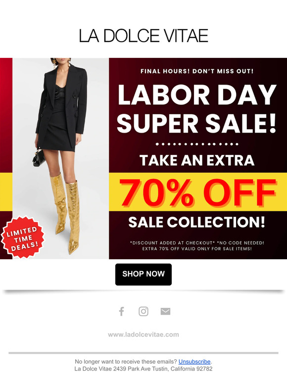 ⏰ Final Hours! Extra 70% Off Sale Collection!