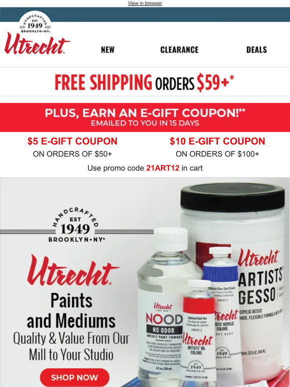 Utrecht Art Supplies Explore Utrecht Paints & Mediums Milled