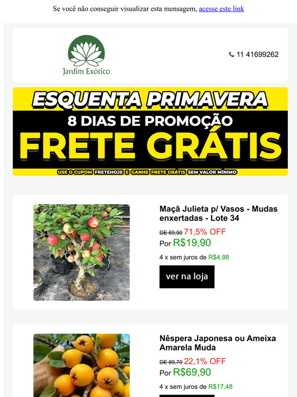 Vai passar sem abrir? ACABA HOJE