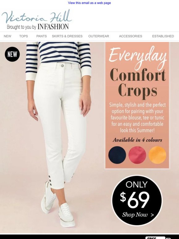 NEW Summer Essential | Everyday Comfort Crops