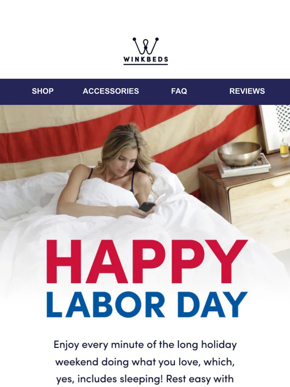 Wink Beds Sweet Labor Day Dreams Milled