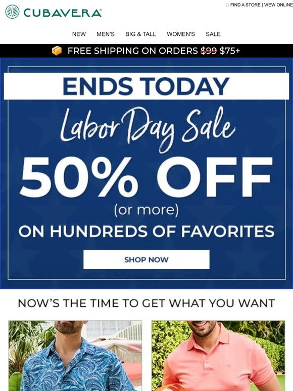 🕛 LAST CHANCE: 50% Off (Or More) On 100s of Favorites
