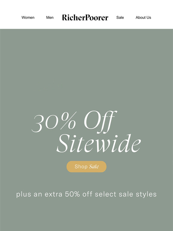 FINAL HOURS: 30% off Sitewide....