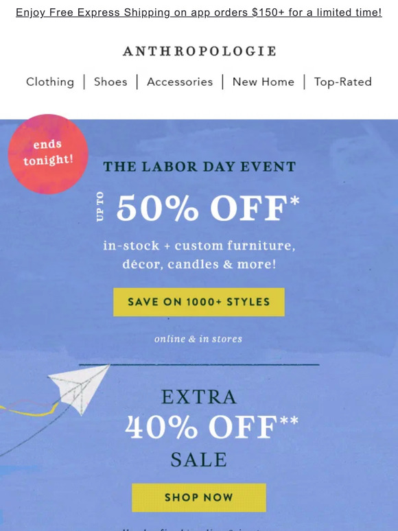 Going, going, up to 50% off home is (almost) gone.