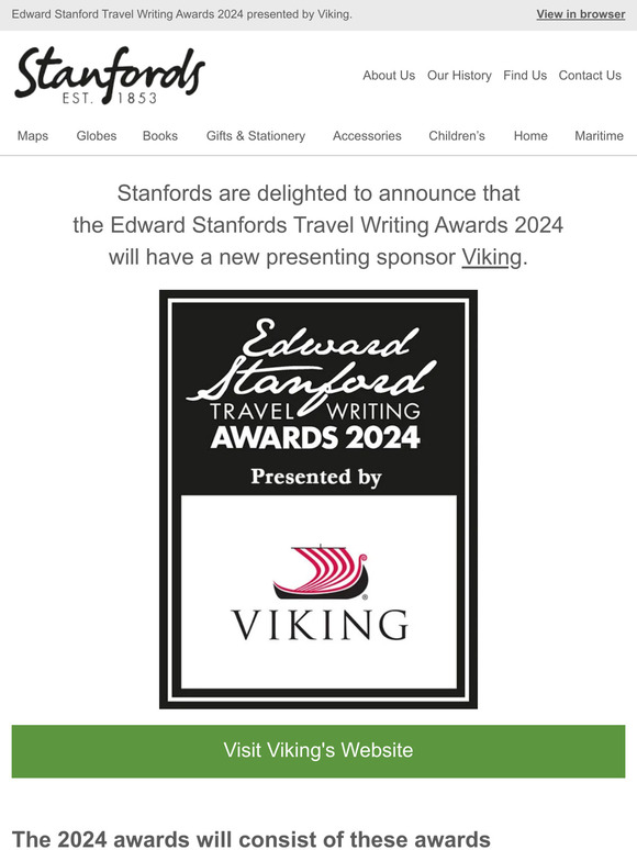 Stanfords Submissions open for the Edward Stanford Travel Writing
