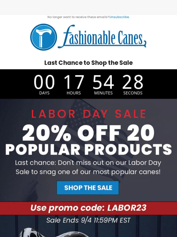 Time's Running Out: 20% OFF Labor Day Deals End Soon!