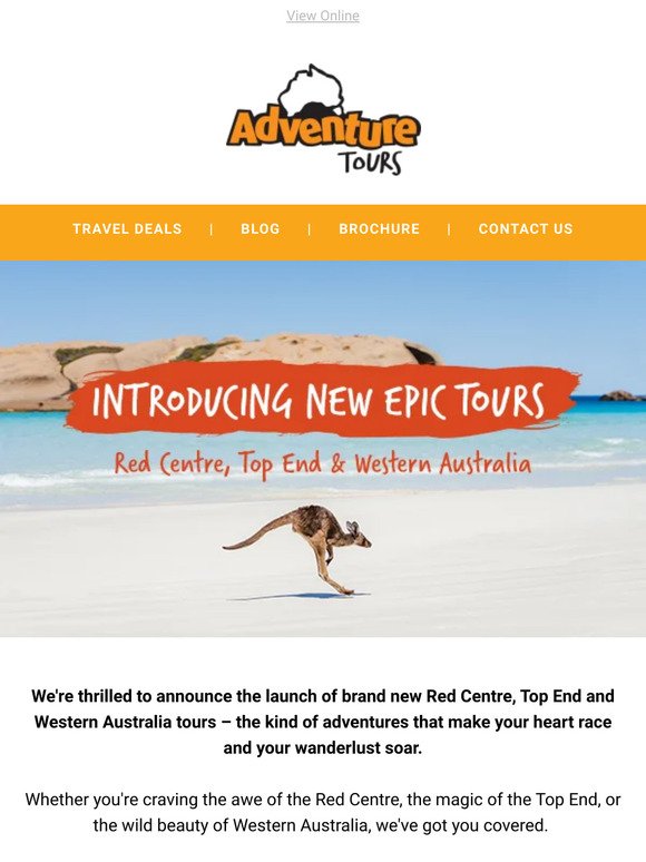 Introducing New Epic Tours: Red Centre, Top End & Western Australia Adventures!