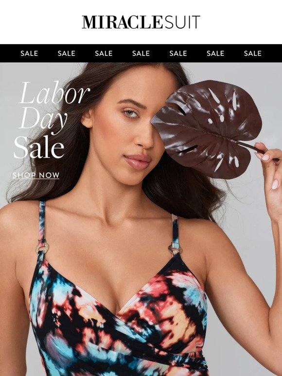 A 25% Labor Day sale? Sounds like it's tankini time
