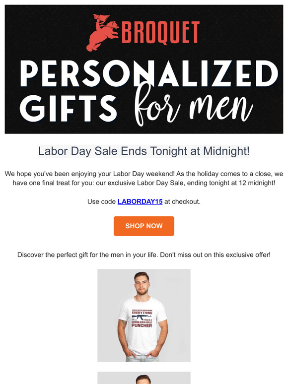 Labor Day Sale Continues - 15% Off Everything!