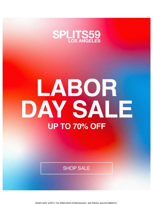 THE LABOR DAY SALE: ALL NEW MARKDOWNS ADDED!