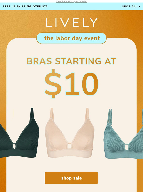wearlively 10 BRAS?! Yes, Please. Milled