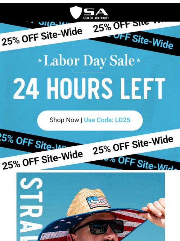 FINAL HOURS Additional 25% OFF
