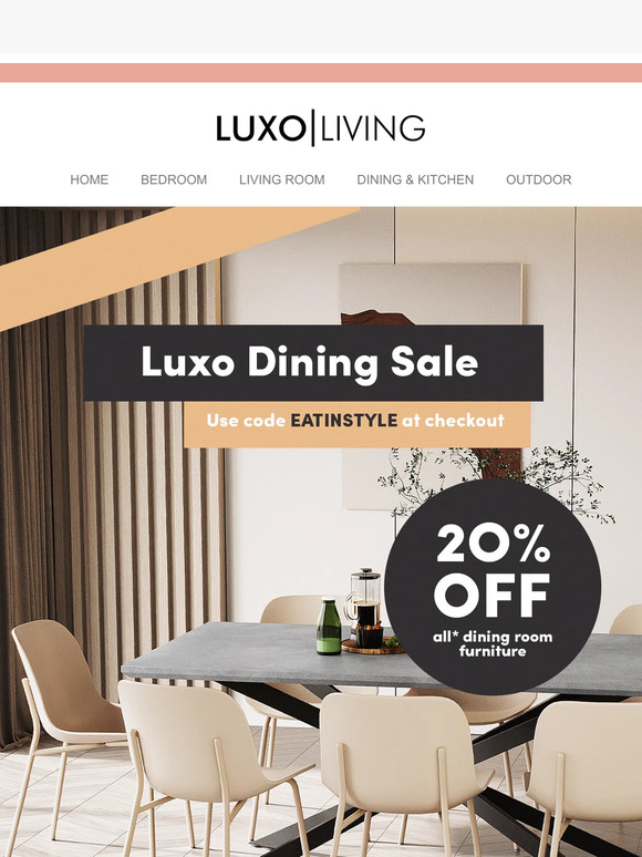 [LAST CALL] 20% OFF All Dining Room Furniture!