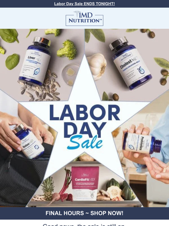 [Up to 47% off!] 🚨 Last chance! Labor Day sale ends TONIGHT!