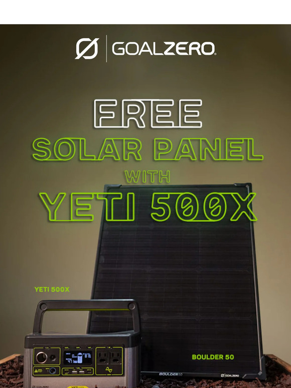 Goal Zero on X: Cyber Monday deal! The best-selling Yeti 1500X is