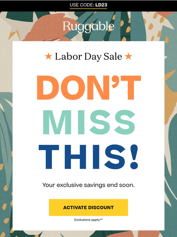 Labor Day Sale Deals Await
