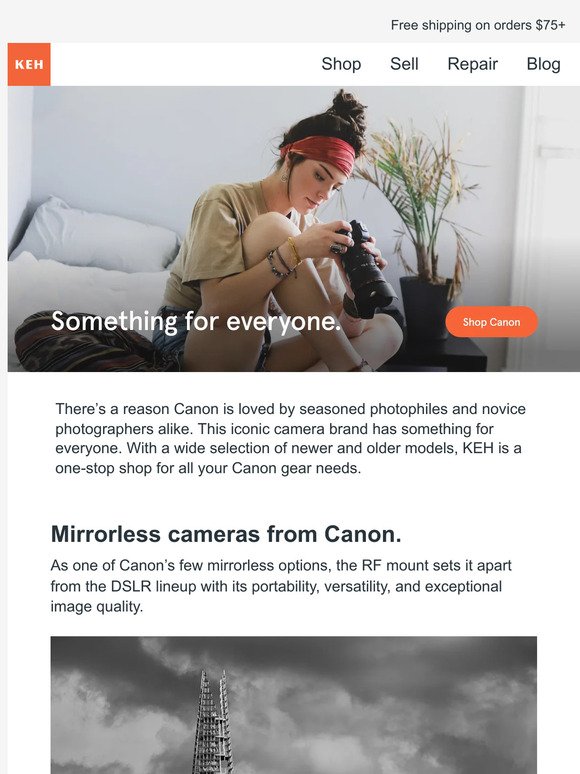 Shop new-to-you Canon gear 📸