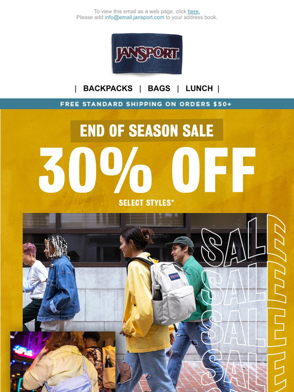 JanSport Hey, the Sale’s still on! Milled