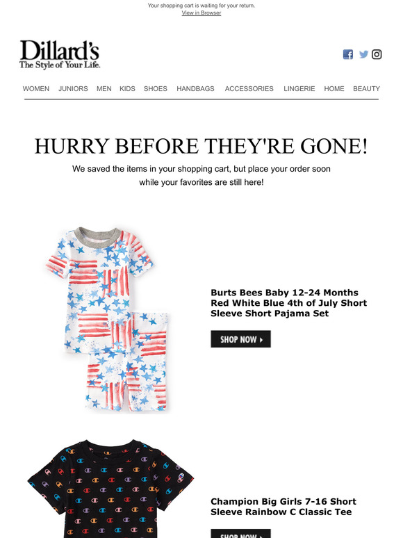 Hurry before they're gone!