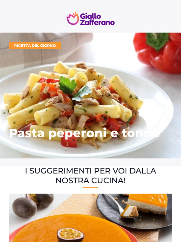 Pasta peperoni e tonno