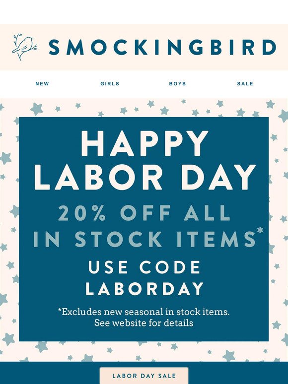 HAPPY LABOR DAY✨20% OFF ALL IN STOCK