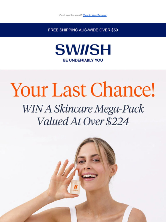 Last Chance – Win A $224 Skincare Pack!