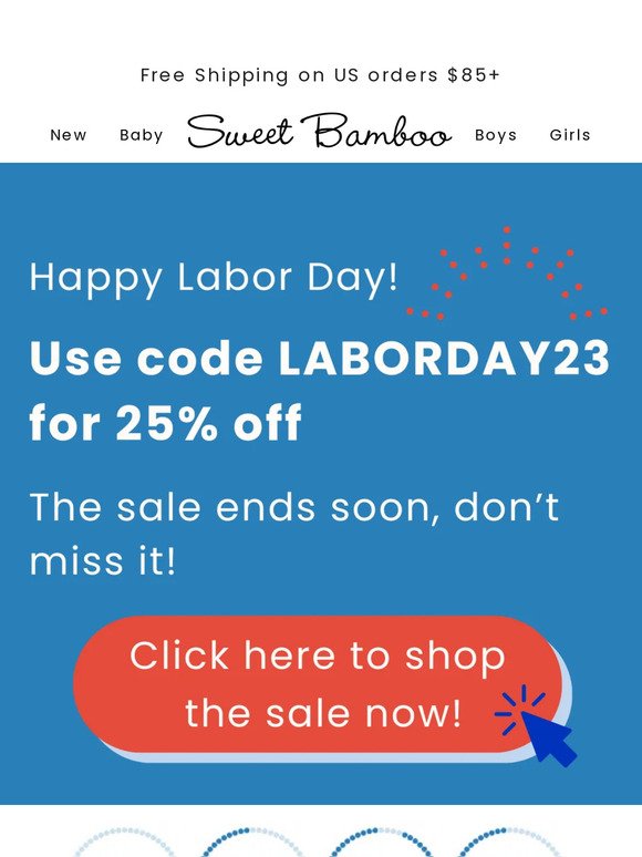 DON'T MISS OUR Labor Day Sale 🇺🇸