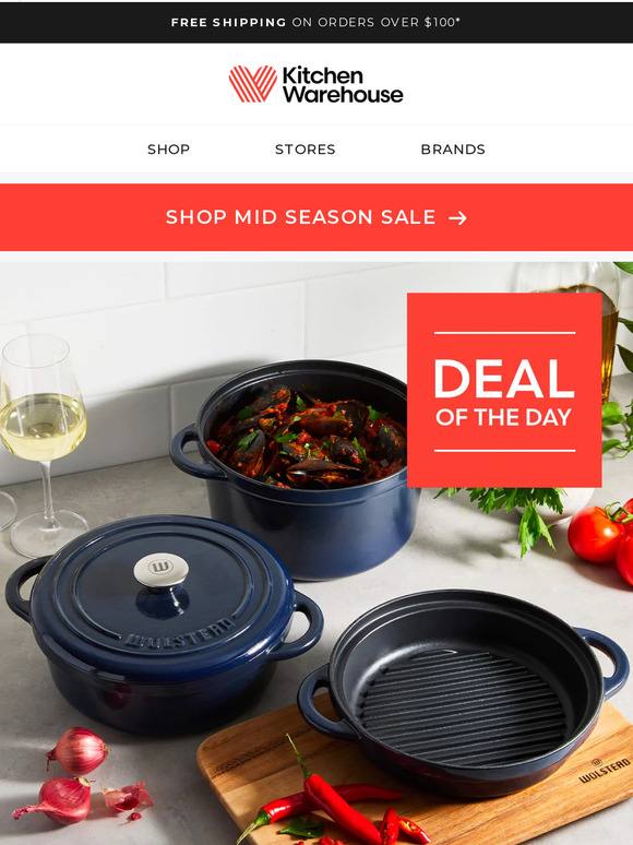 Guess who's back?! The Le Creuset Cast Iron Balti Dish, now 25% off RRP! -  Kitchen Warehouse