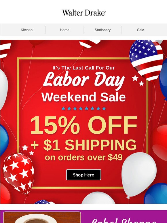 Labor Day Savings Are Going, Going...