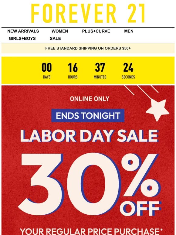 LAST CHANCE for Labor Day Deals