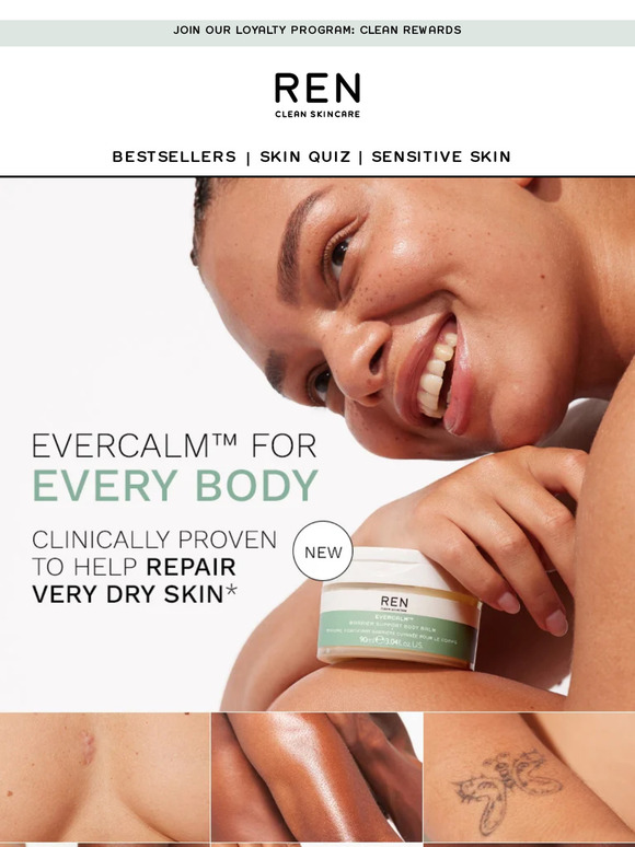 NEW IN: Evercalm™ Barrier Support Body Balm 🦵