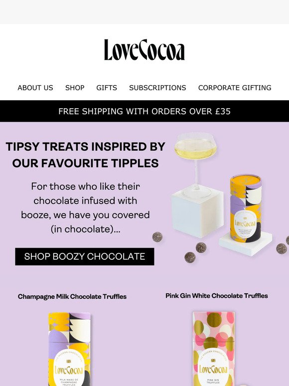 Tipsy Treats for Chocolate Lovers 🥂