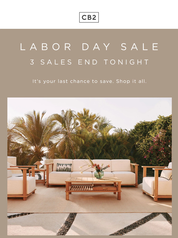3 SALES END TONIGHT