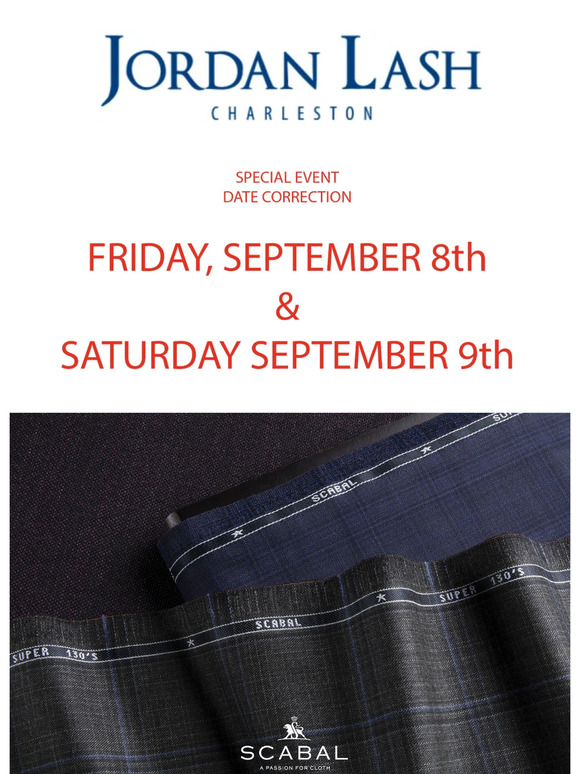 CORRECTION on DATE - SPECIAL EVENT with SCABAL - Friday and Saturday