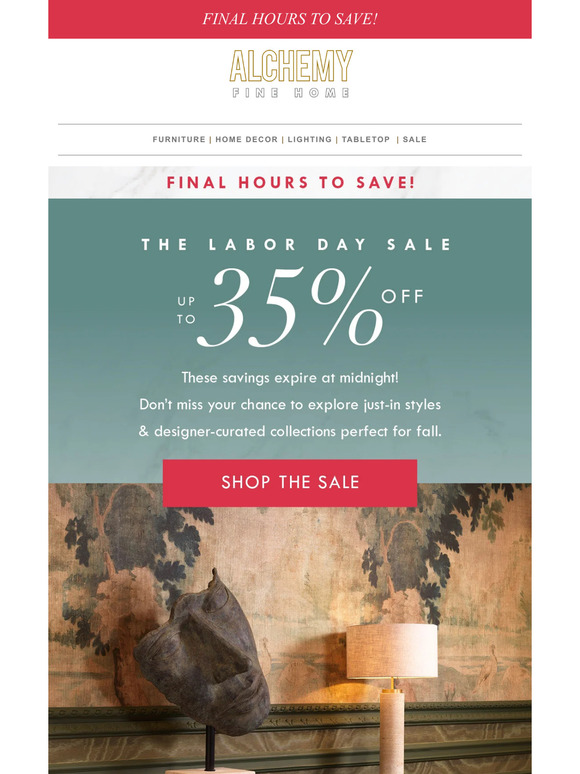Last Chance! ❤️ The Labor Day Sale ends TONIGHT.